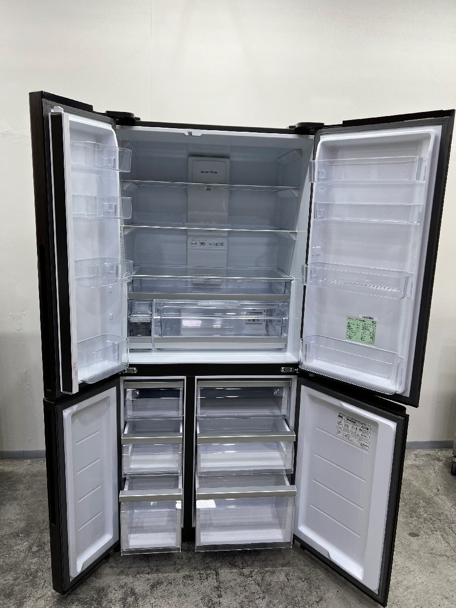 美品】AQUA ノンフロン冷凍冷蔵庫 AQR-TZ51K(T) 133kg/512L 2021年製 G