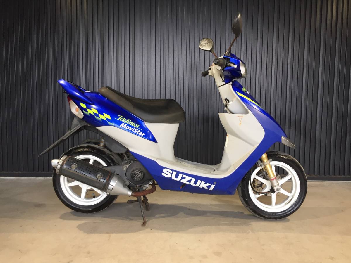 苫小牧発☆最落なし!【スズキ☆スクーター】SUZUKI☆ZZ キック始動OK