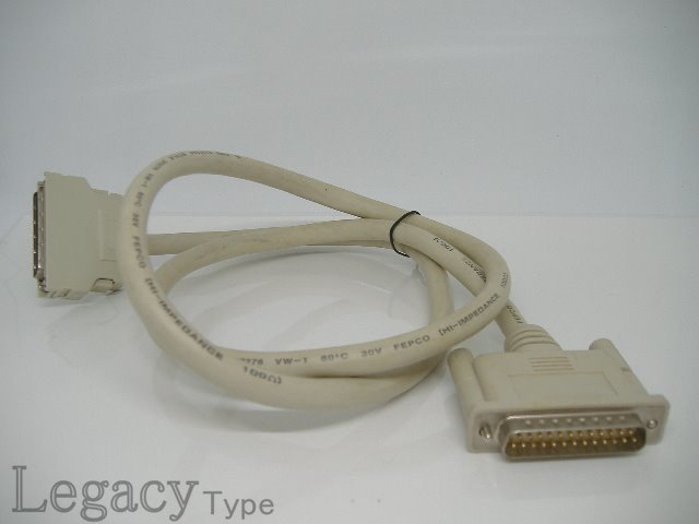 [SCSI cable Dsub*25pin- half Anne feno-ru male - male 1m]