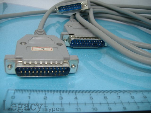 [RS-232C 4ch(37pin female ) sharing cable (25pin male )×4 ]