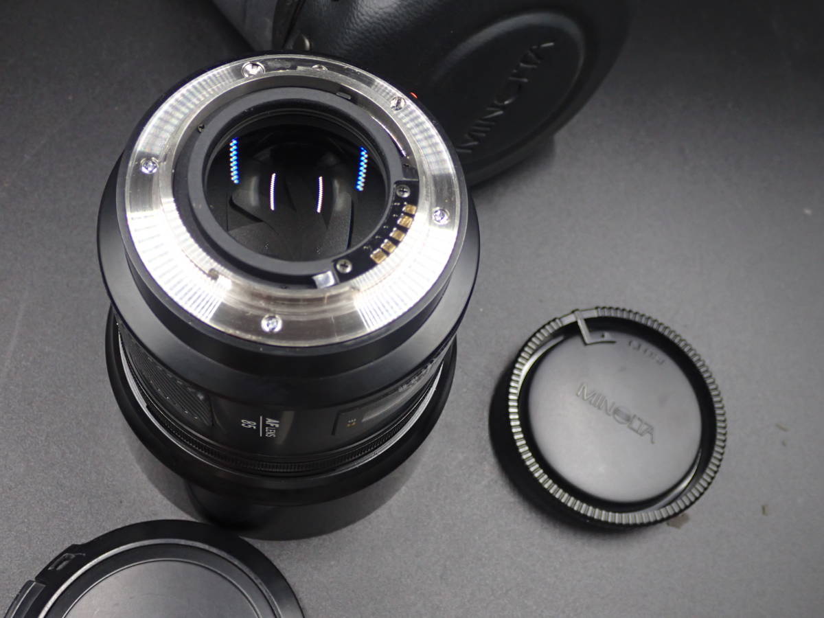 大口径 Minolta AF 85mm f1.4 フード付きレンズ | hc-innovation.es