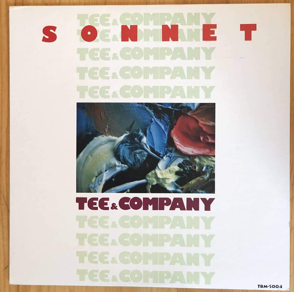 美盤 ティー&カンパニー / ソネット TEE&COMPANY / SONNET TBM-5004 LP レコード 和ジャズ 植松孝夫 高柳昌行 森剣治 今田勝の画像1