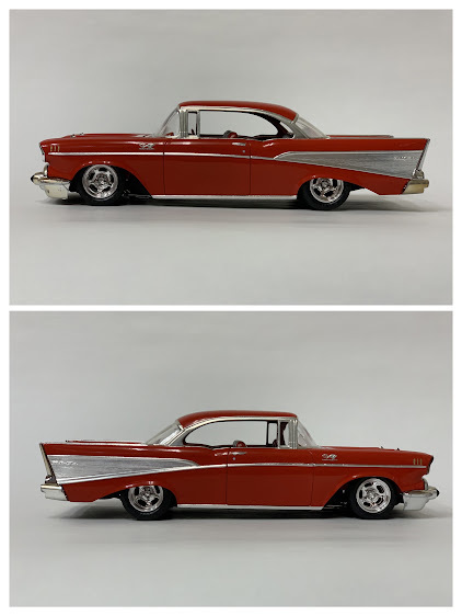 1957 Chevy Bel Air Chevrolet Belair MONOGRAM monogram 1/24 Hot Rod Custom kustom Lowrider hot rod custom Lowrider 