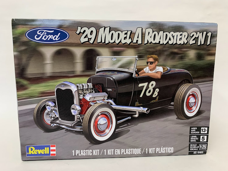 Revell 29 フォード Ford モデル A 1/25 レベル＊Rat Hot Rod ストリートロッド アメリカングラフィティ American Graffiti デュース 50's_画像1