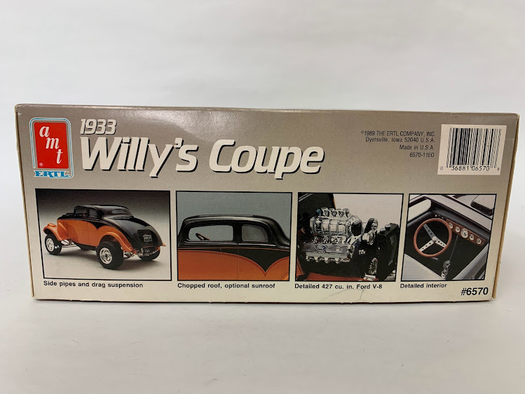 amt 33 ウィリス クーペ Willys Coupe＊Rat Hot Rod Drag ドラッグ レース ギャッサー ガッサー ホットロッド 50's mpc Revell レベル_画像4