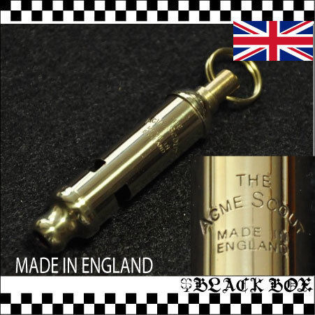 SOLIDBRASS ソリッドブラス 真鍮 無垢 ACME アクメ SCOUT ボーイスカウト ヴィンテージ 小さめ ホイッスル UK GB ENGLAND イギリス 英国製_画像1