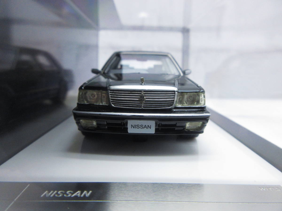 ミニカー　1/43　ウィッツ　WiT's　日産　セドリック　ブロアム　VIP　ブラック　モデルカー_画像2