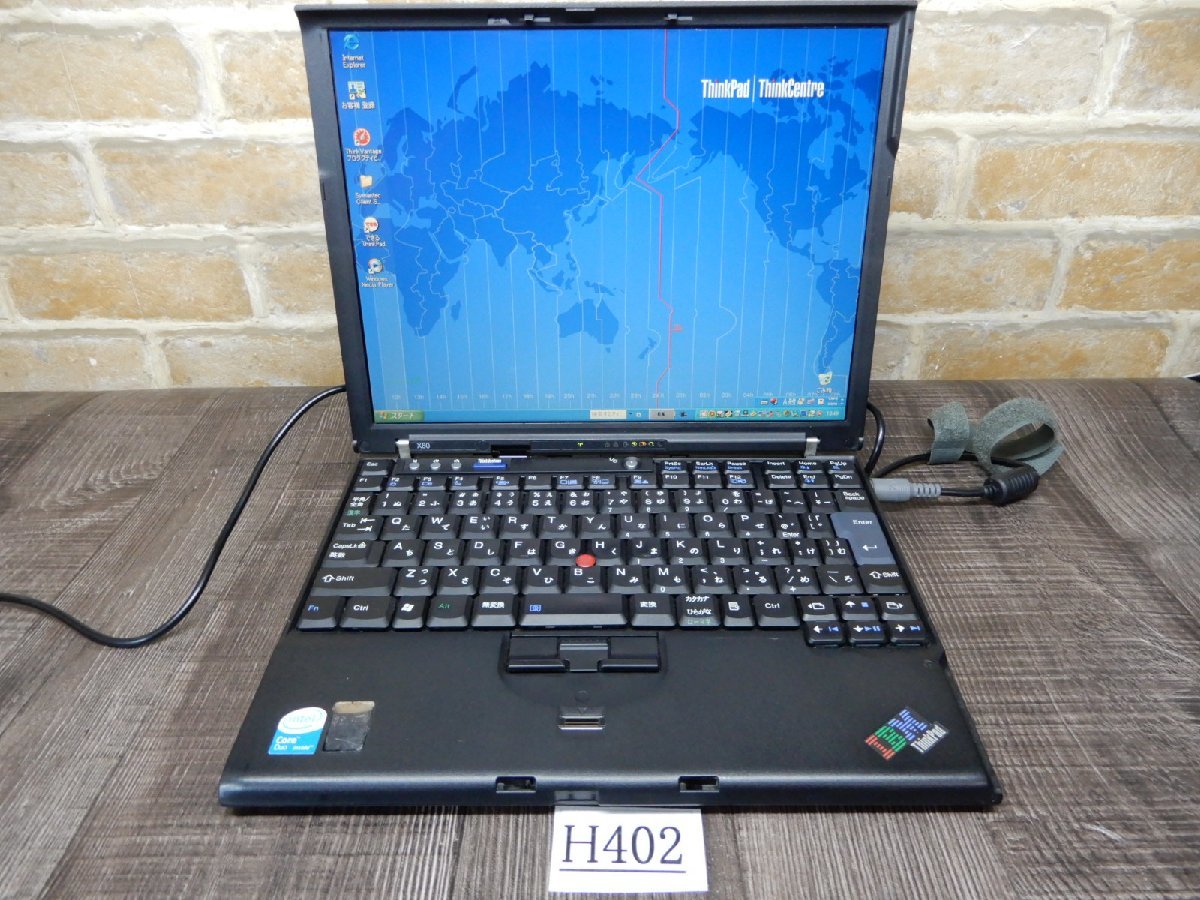 H402* rare goods *WindowsXP Pro install ending *12W liquid crystal laptop *IBM*THINK Pad X60