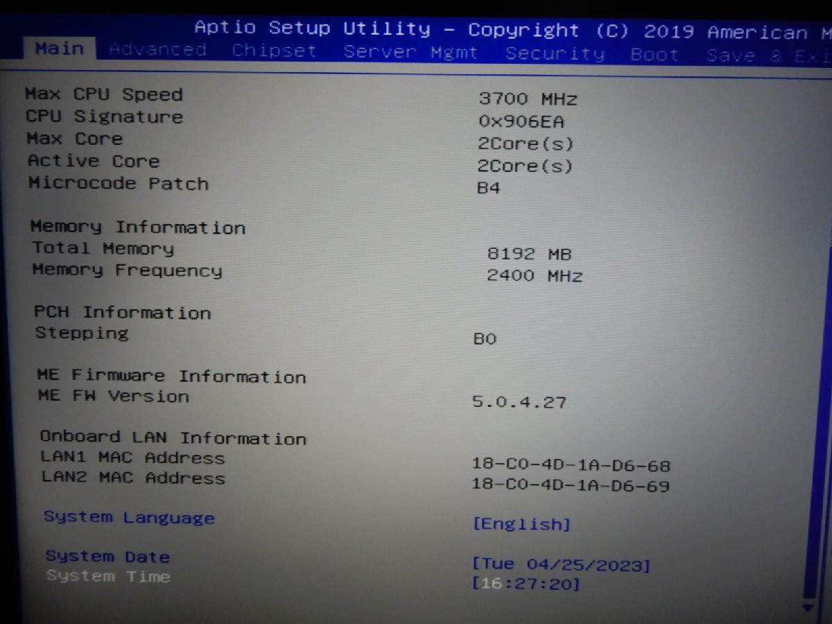 1242*Windows Server 2016*Pentium Gold G5400*8GB память *2TBx2 HDD*NEC* компактный сервер *iStorage NS100Ti