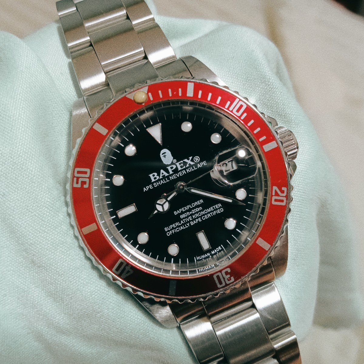 激安特価 BAPEX サルマリーナ赤 agapeeurope.org