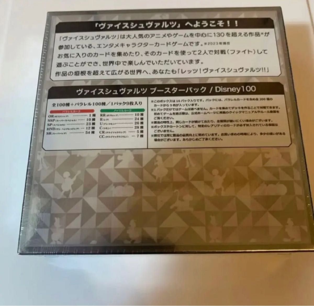 新品 未開封 【未開封BOX】 ヴァイスシュヴァルツ ブースターパック