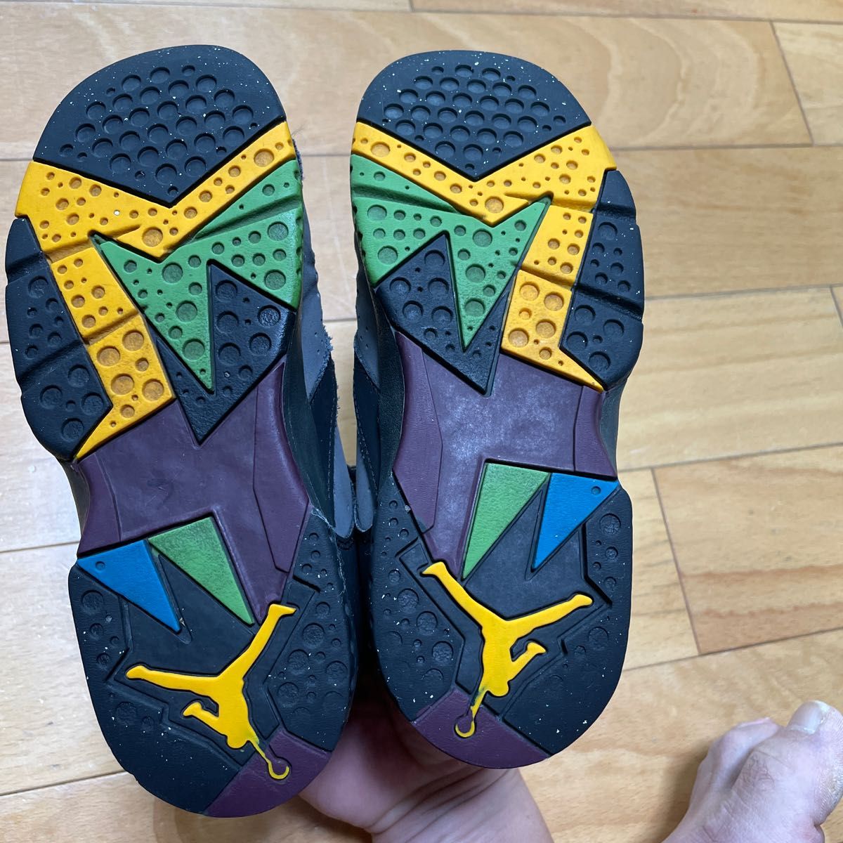 AIR JORDAN 7 キッズ　19.0 中古　使用感あり