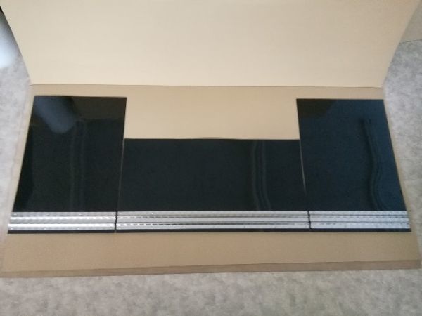 EVA 3分割泥除け ゴム厚3mm ブラック ウロコウエイト 二山折り 大型