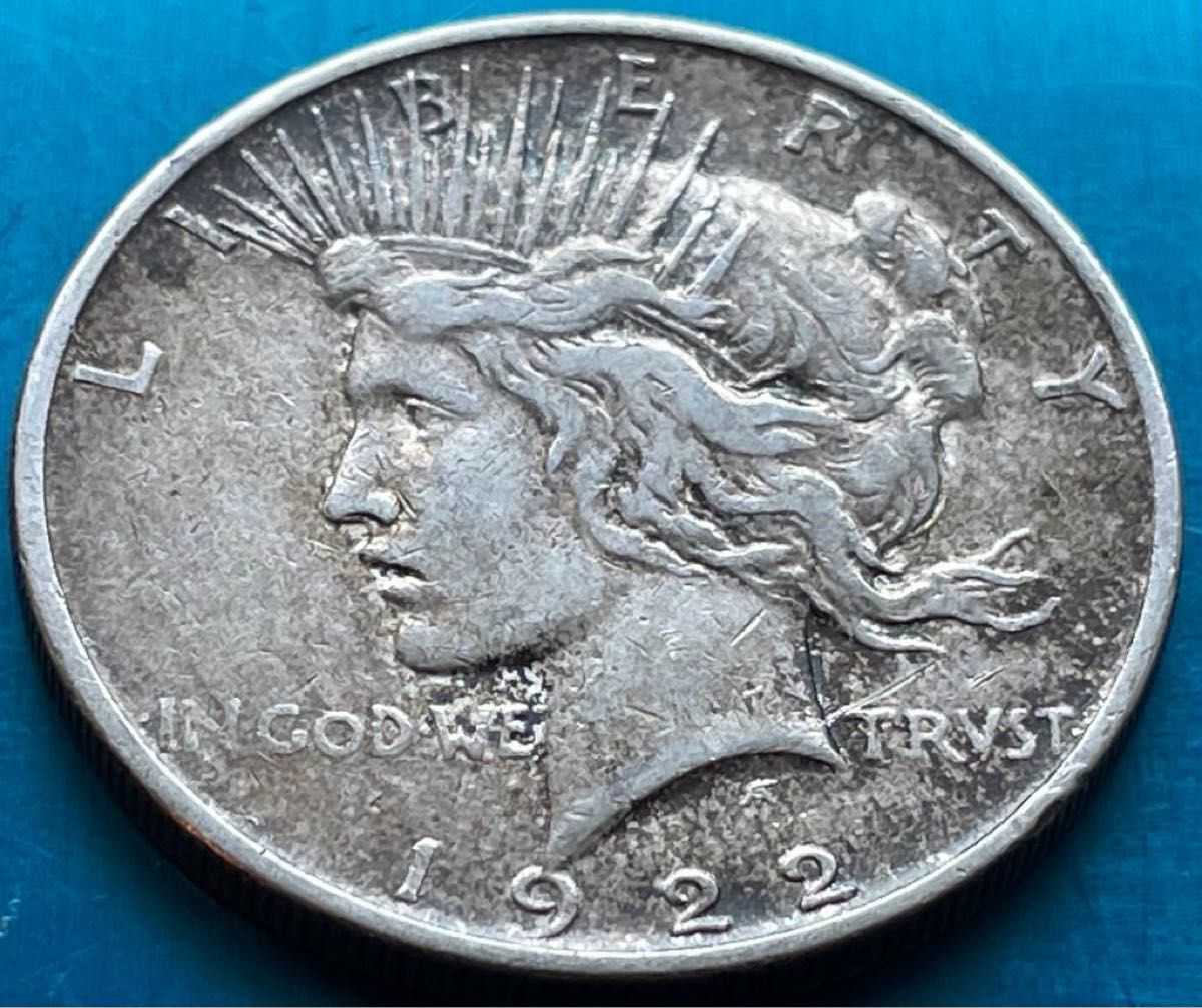 1922年アメリカピースダラー1$銀貨