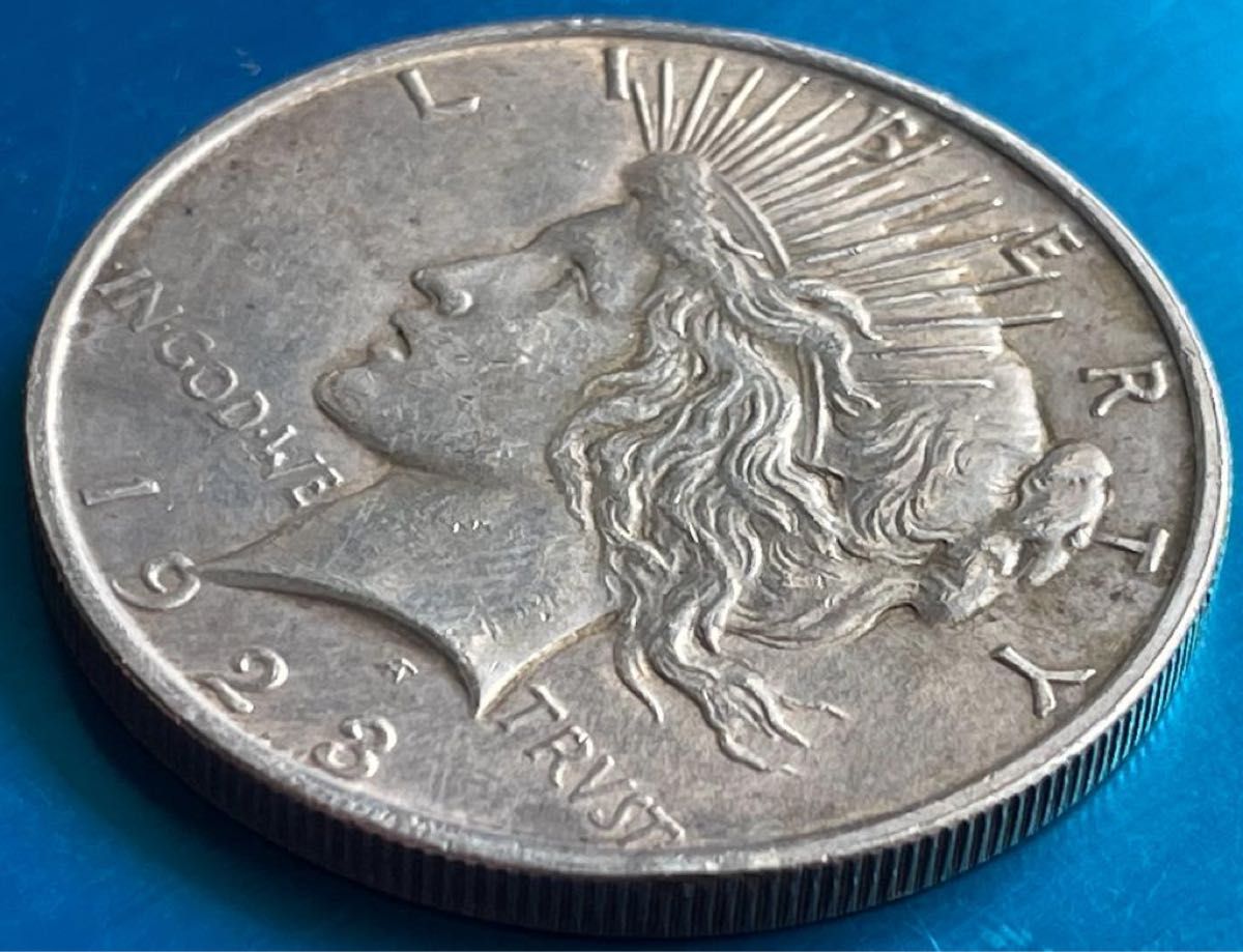 1923年アメリカピースダラー1$銀貨 旧硬貨|PayPayフリマ