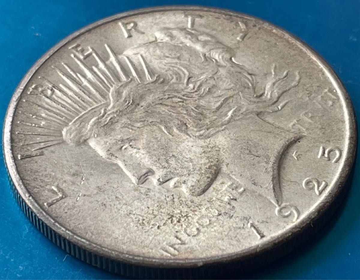 1925年アメリカピースダラー1$銀貨、旧硬貨