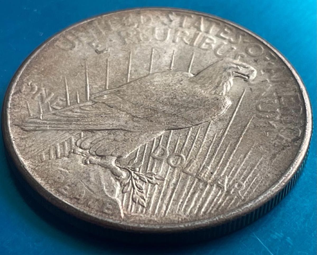 1925年アメリカピースダラー1$銀貨、旧硬貨