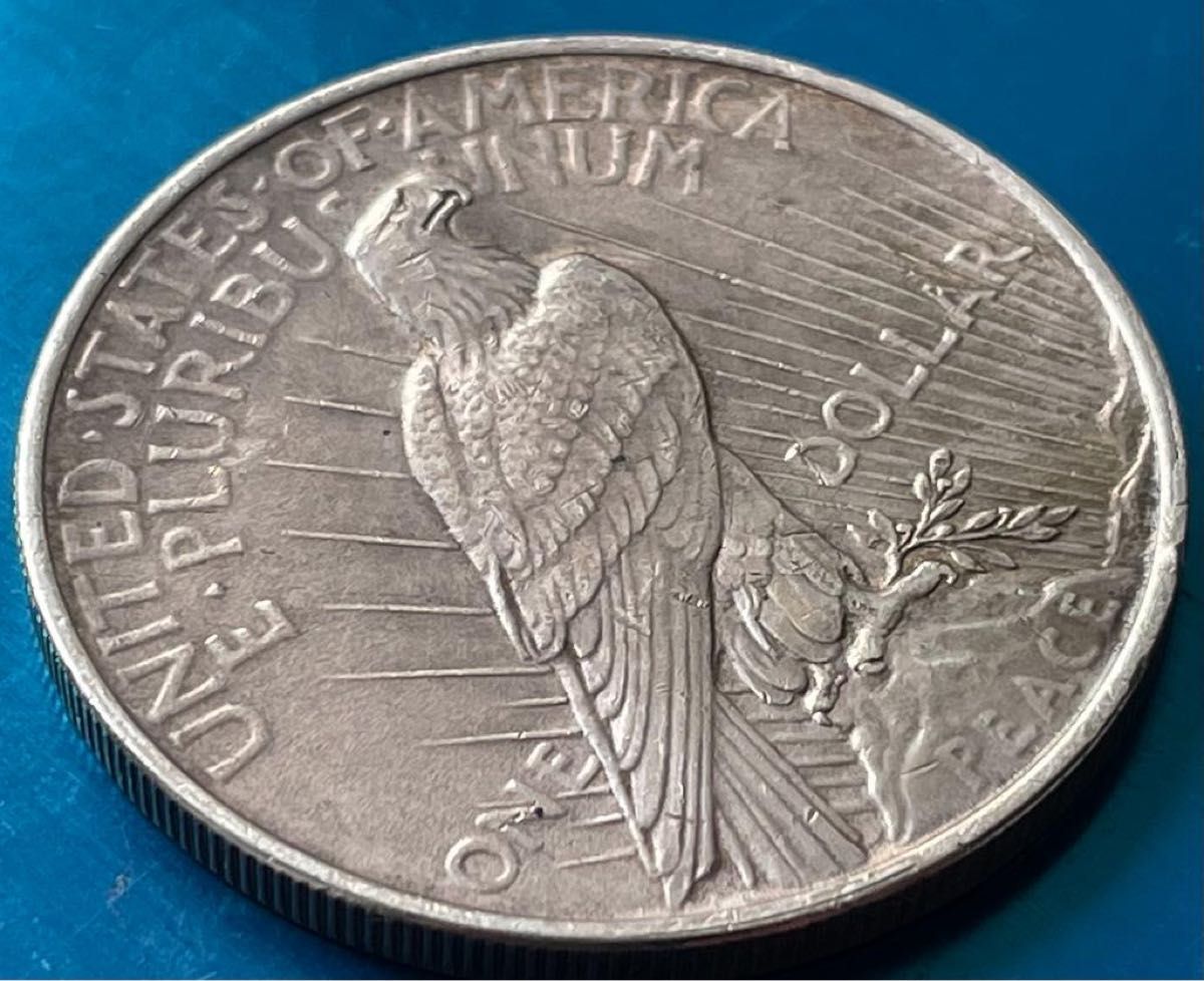 1923年アメリカピースダラー1$銀貨 旧硬貨|PayPayフリマ
