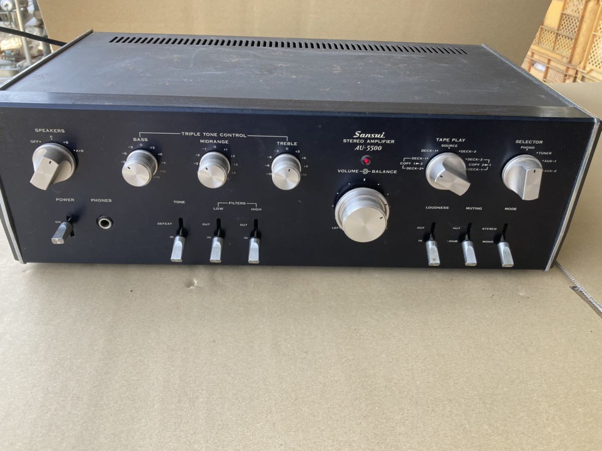 Sansui サンスイ AU-5500 プリメインアンプ ジャンク nicolette.es