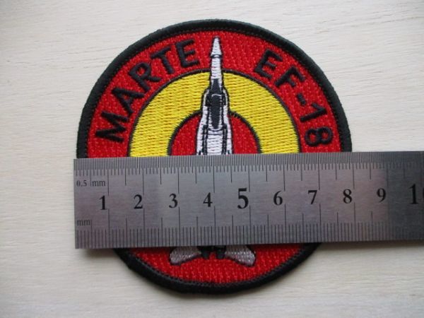 【送料無料】スペイン空軍MARTE EF-18パッチ刺繍ワッペン/patch戦闘機C-15エアフォースSpanish Air Force空軍F/A-18 M77_画像8