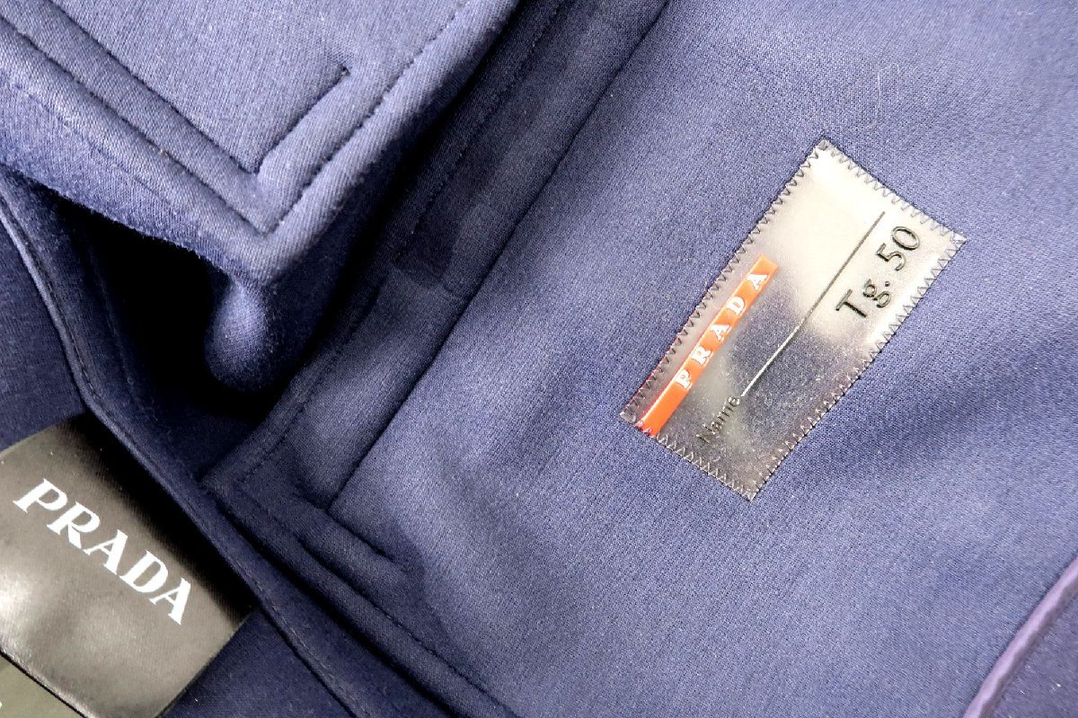 定価20万円超 超美品 プラダ メンズ 上質ヴァージンウール メンズ