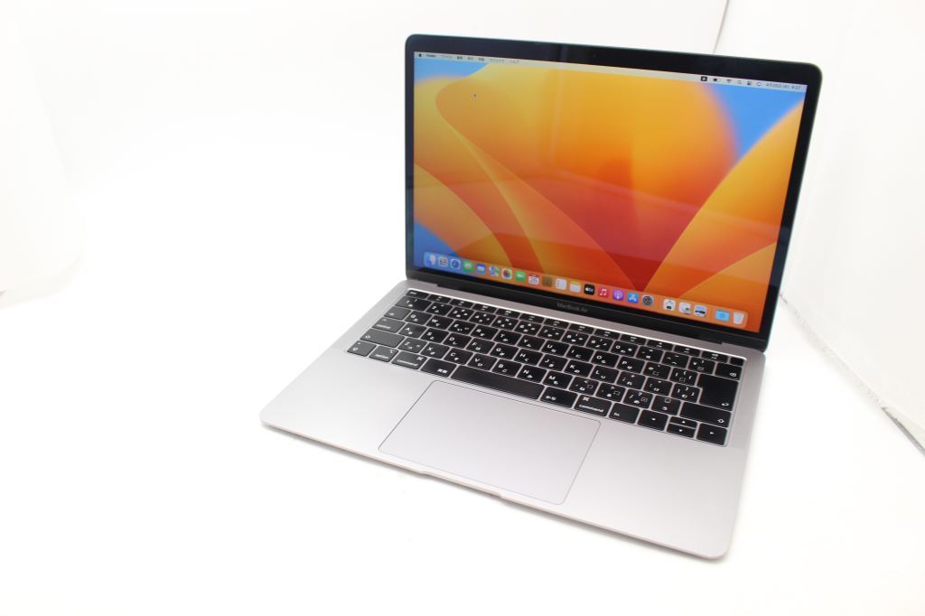  2K対応 13.3型 Apple MacBook Air A1932 (Late-2018) macOS Ventura 13.0 八世代 i5-8210Y 16GB NVMe 256GB-SSD カメラ パソコン