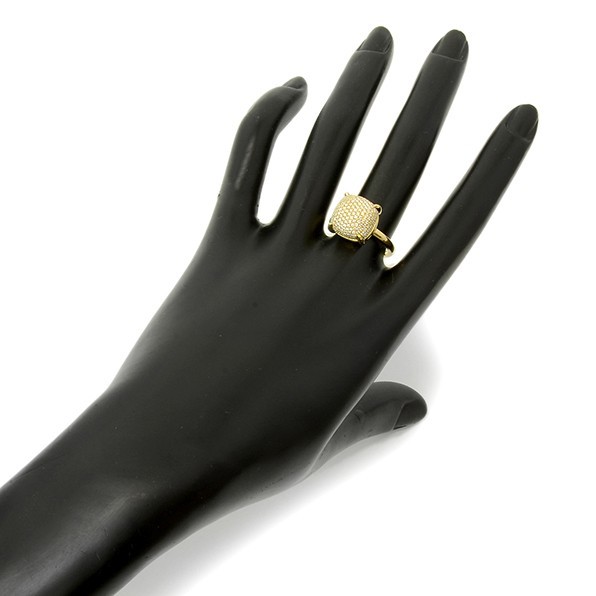 【値下げ】 ティファニー Tiffany レア Au750 リング シュガースタック イエローゴールド