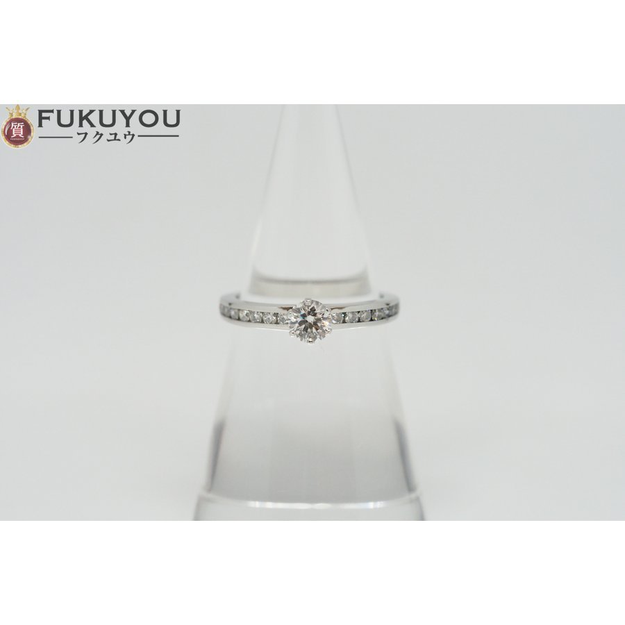 TIFFANY&Co./ティファニー Pt950 バンドリング ダイヤモンド 0.33ct/H/VS1/VERYGOOD プラチナ 9号 3.8g 指輪