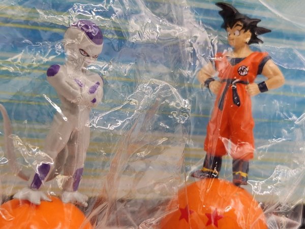 未開封 ドラゴンボールZ キャラップ 孫悟空vsフリーザ◆検索→DRAGON BALLフィギュア つき えんぴつキャップFigurineHGキャラプッチ_画像1