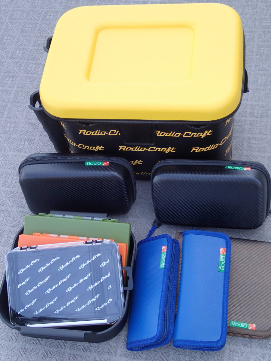 【Rodiocraft】 RC Tackle Bag, Carbon Changer Wallet ロデオクラフト タックルバッグセット