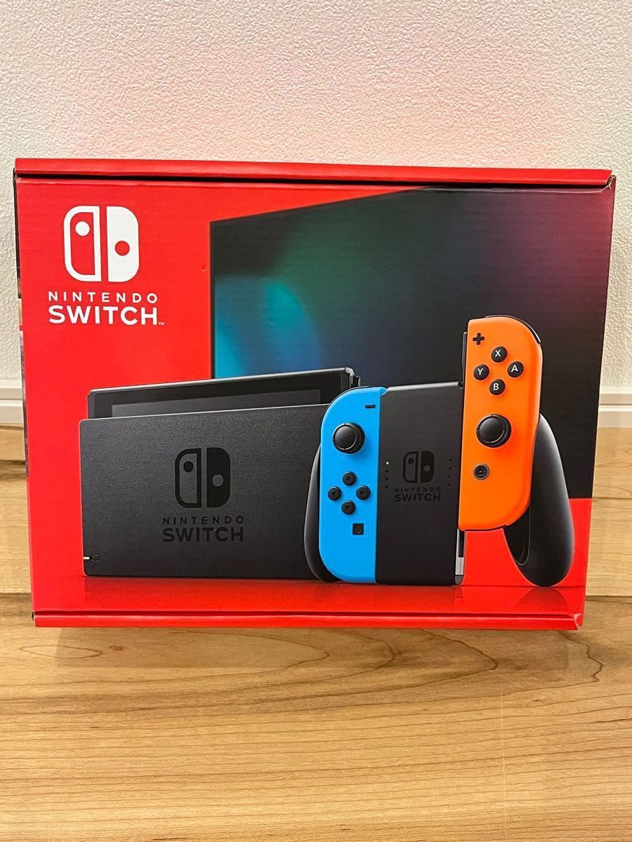 即日発送☆店舗印なし☆新品未開封任天堂スイッチ本体 ネオンブルー