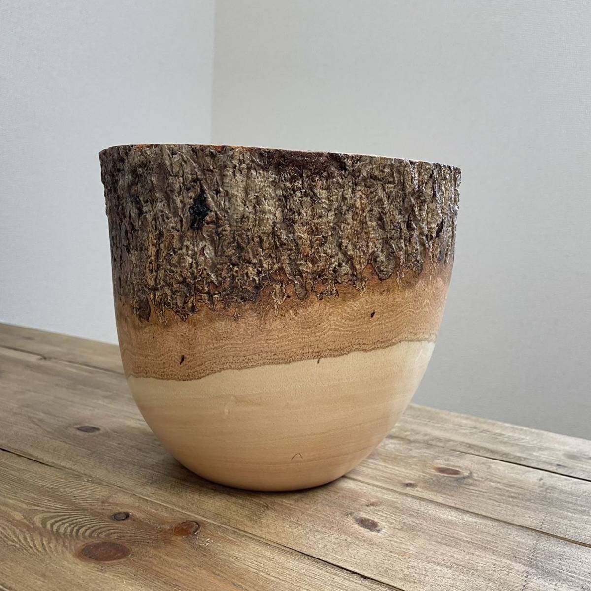  beautiful goods new goods unused stem mango wood pot cover M size planter actus plant pot 