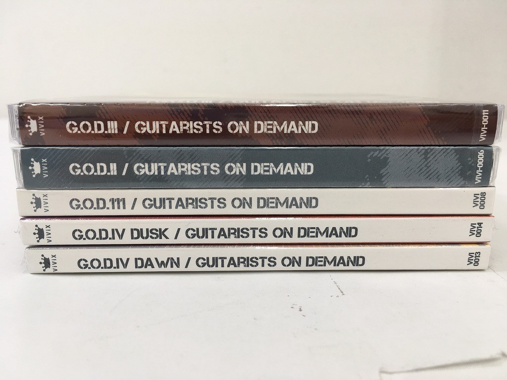 TA895 GUITARISTS ON DEMAND G.O,D.Ⅱ G.O.D.Ⅲ G.O.D.111 その他 ５枚セット 未開封 【CD】 1209_画像5