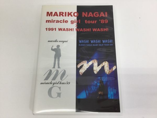 E617 永井真理子 / miracle girl tour '89 1991 WASH! WASH! WASH! 【DVD】 930