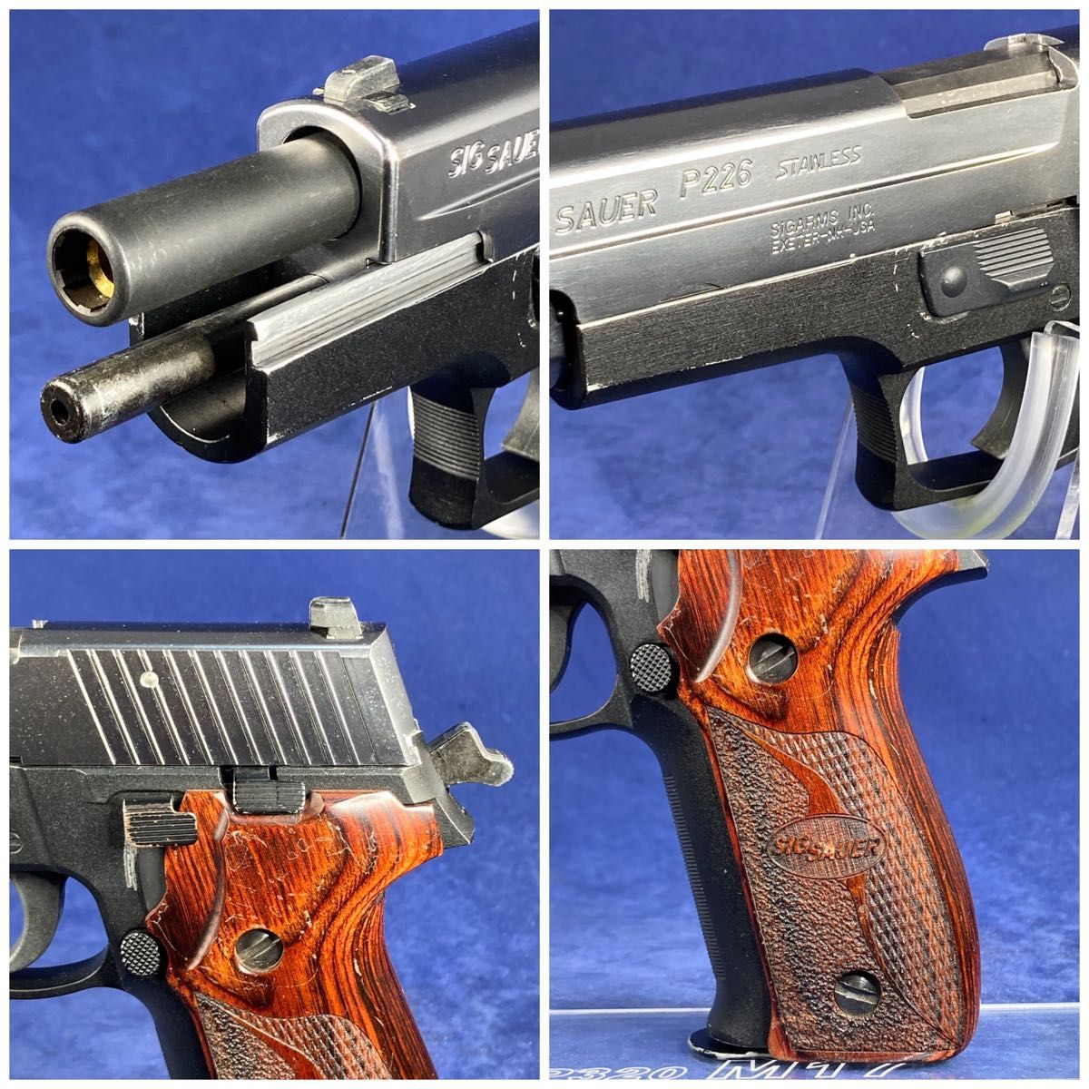 SIGザウエル P226 ガスブローバック 木製グリップ付 東京マルイ SIGザウエル P226 ガスブローバック 木製グリップ付 東京マルイ