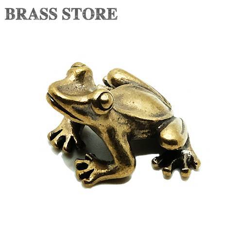  brass ornament ( frog ).... animal ornament yellow gold interior decoration miscellaneous goods Gold animal goods brass small Mini size 