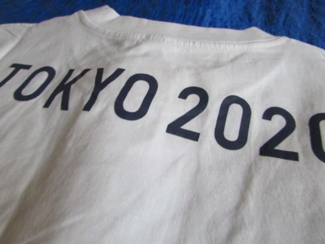 未使用 タグ付 きれい JAPAN 日本代表 半袖 Tシャツ JOC公式 ジャパン 東京 2020 五輪 メンズ サイズM YO-0020 2728円_画像7