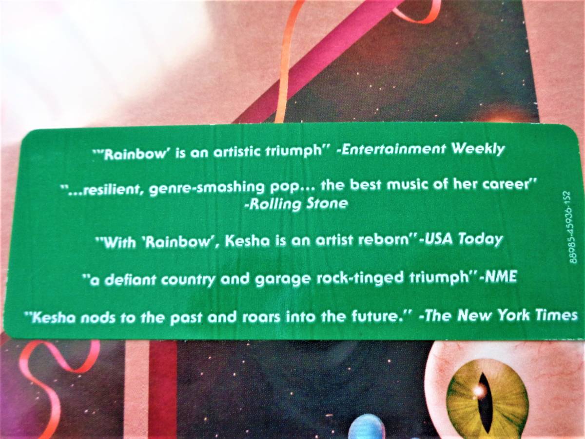 (LP2枚組) シールド新品! ケシャ [レインボー] Kesha/RAINBOW/未開封デッドストック/Kemosabe Records RCA/88985-45936-1_画像4