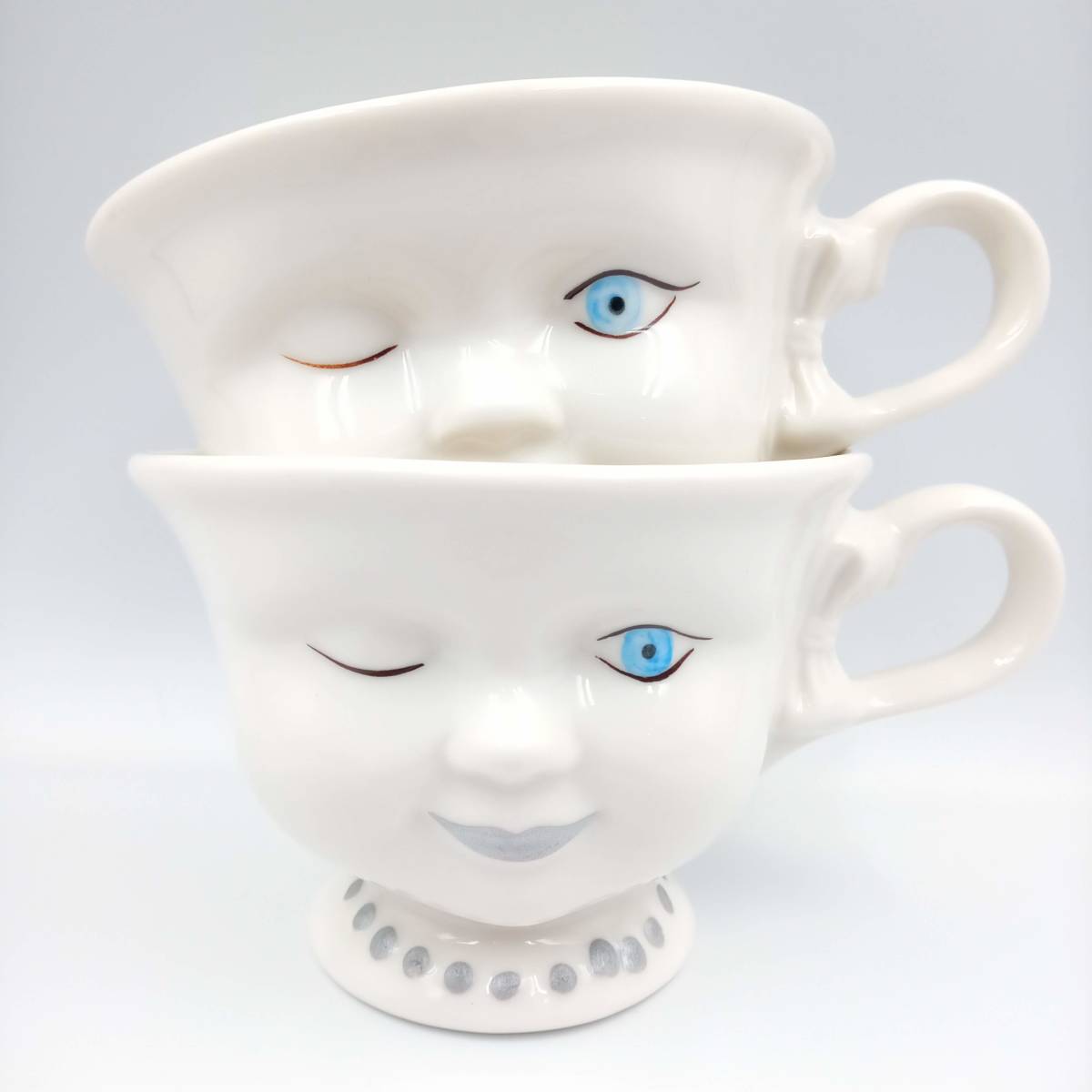 美品 BAILEYS ベイリーズ ヘレンハント 713C インテリア ペア フェイス