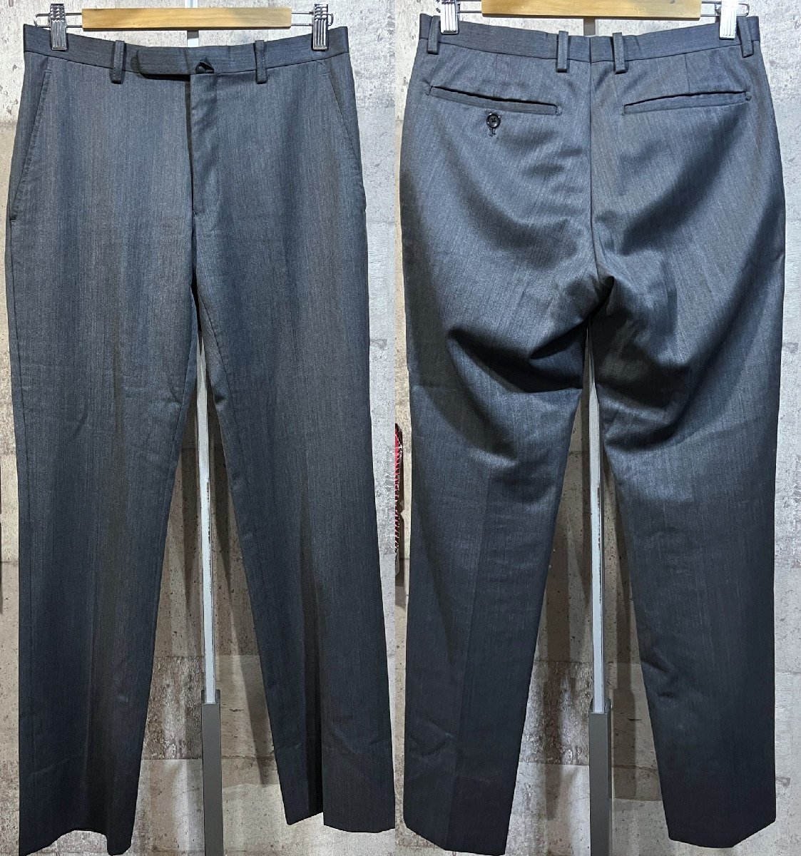 美品 Perfect Suit FActory collection model スリーピース スーツ Y5 170/W76/C90 メンズ 3ピース ベスト付き P.S.FAの画像8