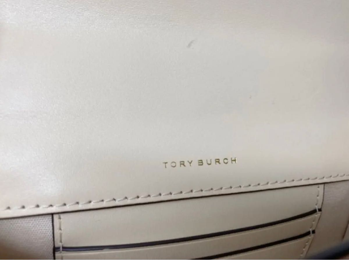 美品 トリーバーチ TORY BURCH チェーンショルダーバッグ ベージュ