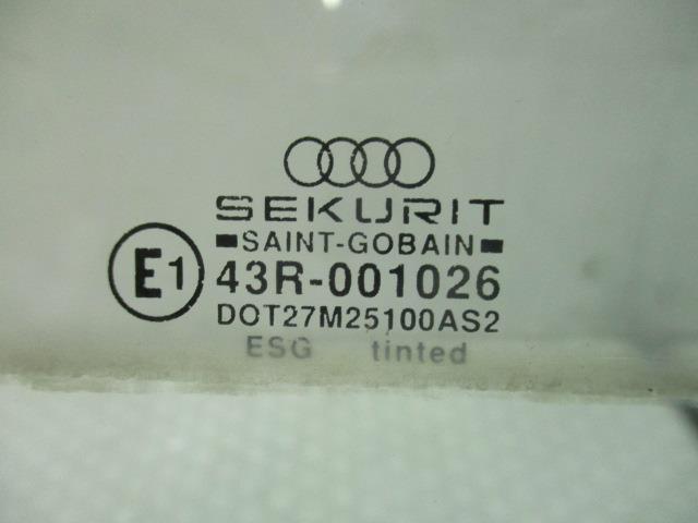 H5 year Audi B3 2.3E E-8GNGK cabriolet left door glass 183491 4488