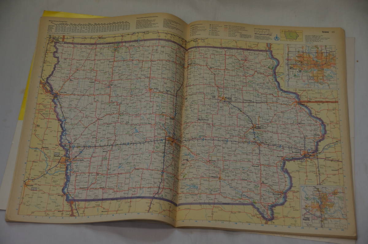 値下げしました。道路地図　アメリカ・カナダ・メキシコ　１９８９年　RAND McNALLY ROAD ATLAS_画像2
