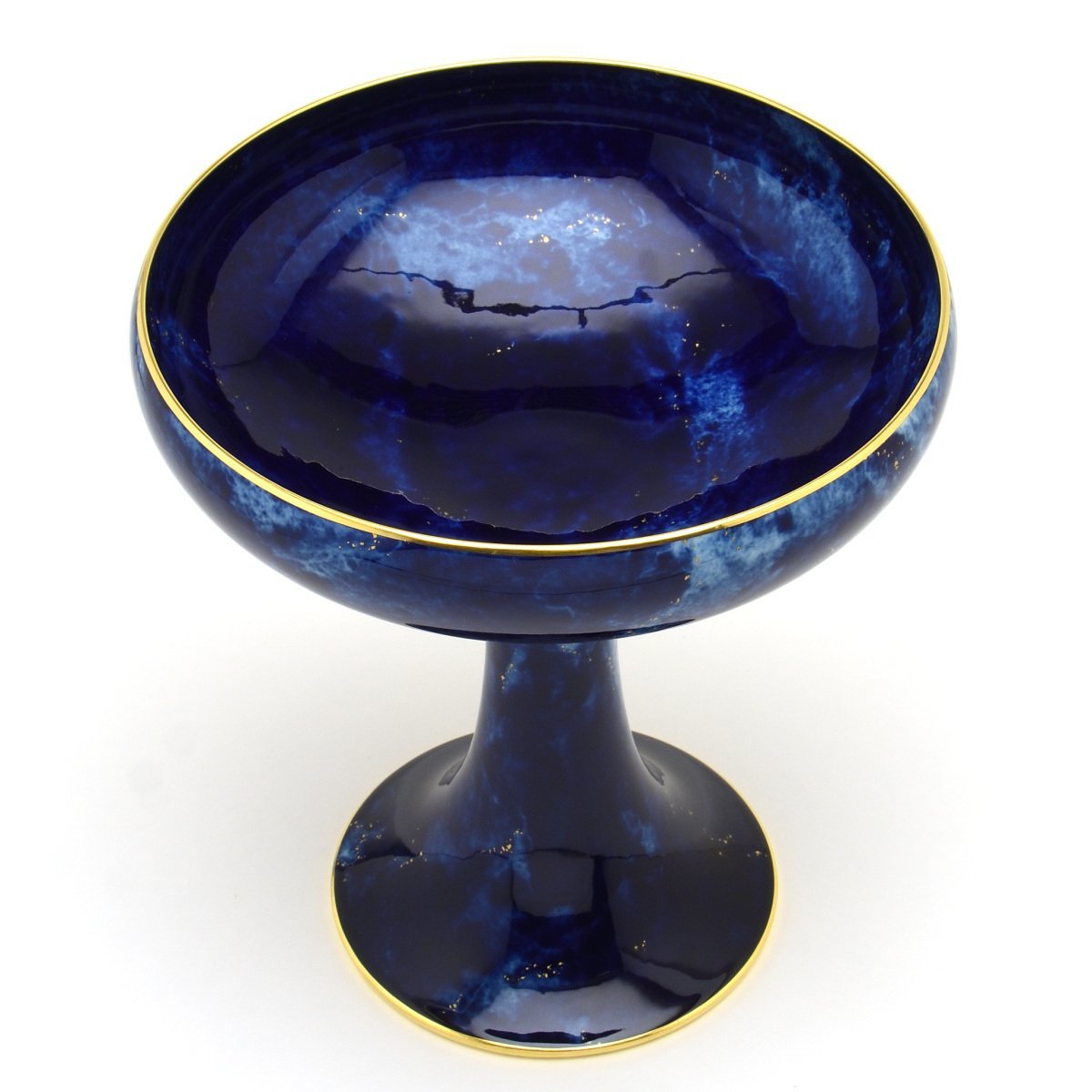 セーブル(Sevres) コンポート ラニーC ブルーラピスラズリ 大理石模様