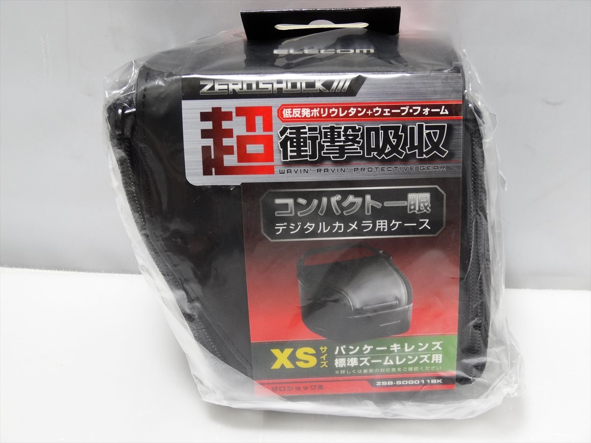 新品 GRAPH GEAR ZSB-SDG011BK 一眼レフカメラ用 ソフトケース XSサイズ 超衝撃吸収　送料350円　946_画像1