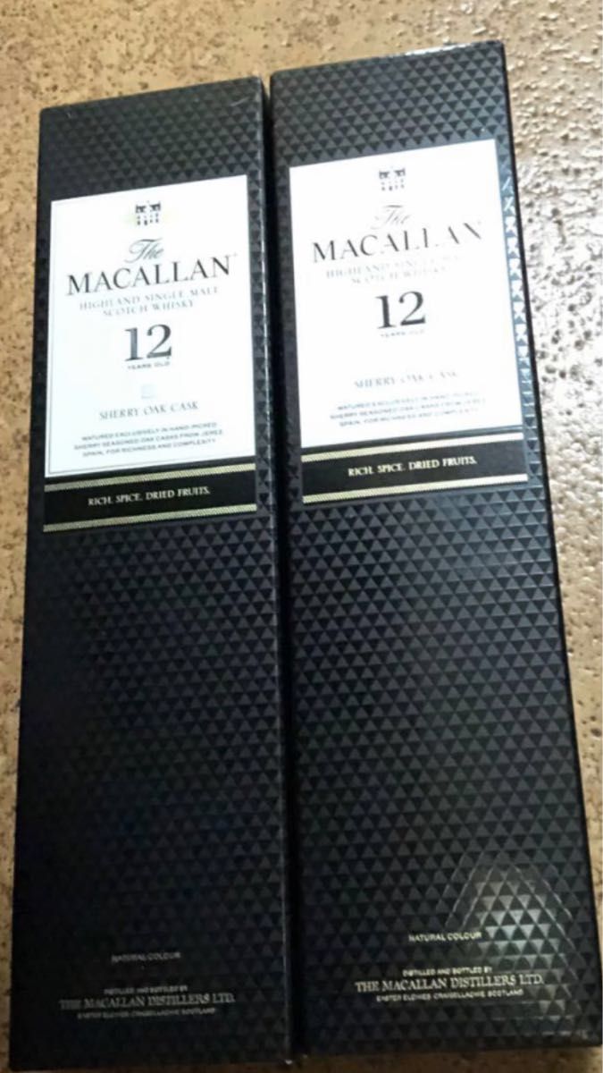 ウイスキー マッカラン 12年 シェリーオークカスク 700ML×2本セット