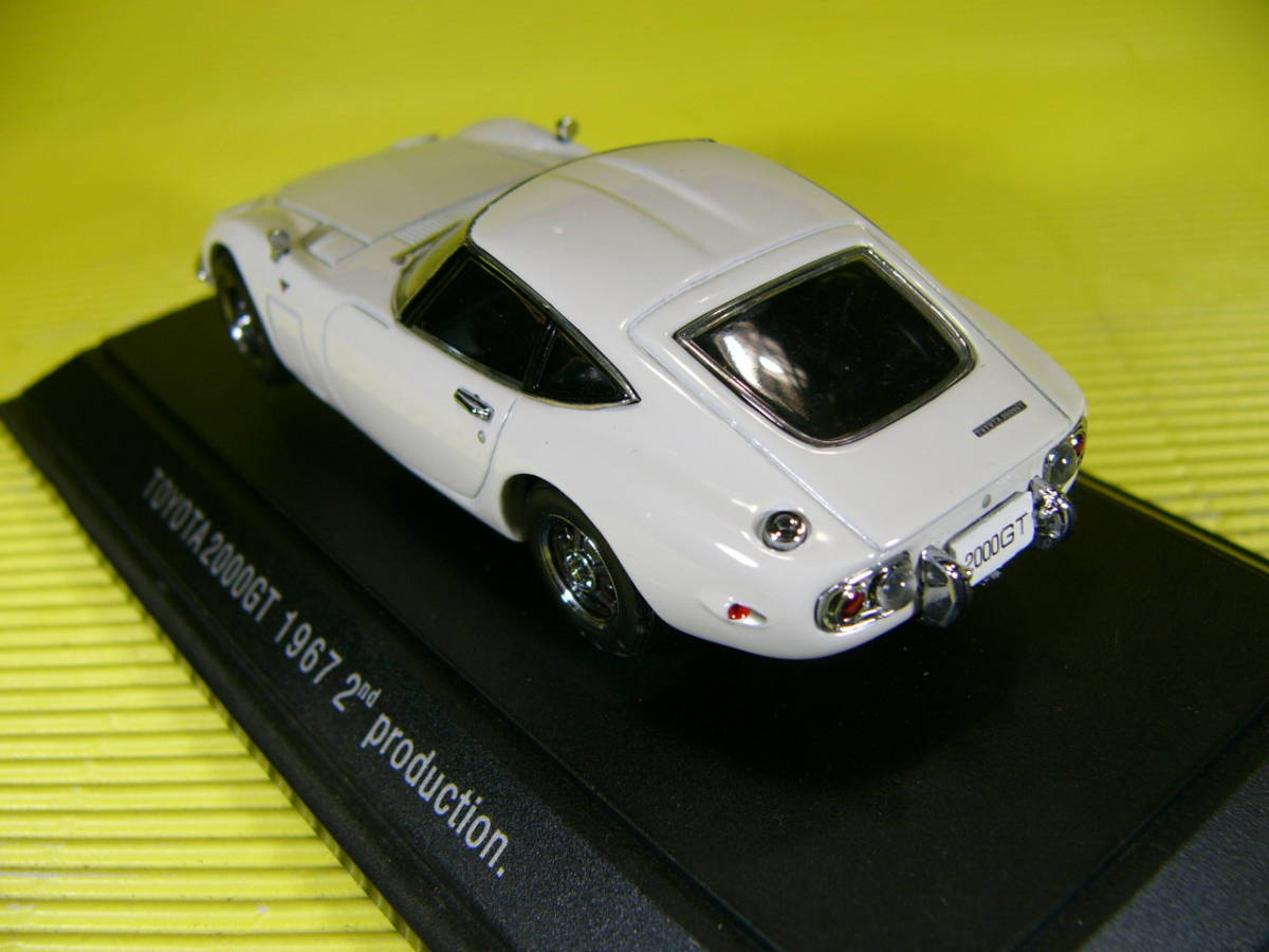 エブロ 1/43 トヨタ 2000 GT 1967 2nd プロダクション 白 ジャンク (最安送料レタパ520円)_画像3