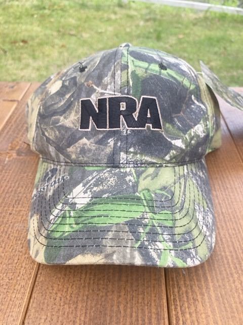 NRA x Mossy Oak】迷彩キャップ 帽子: フリーサイズ: 全米ライフル協会 モッシーオーク 狩猟 射撃 シューティング ハンティング 散弾銃の画像1