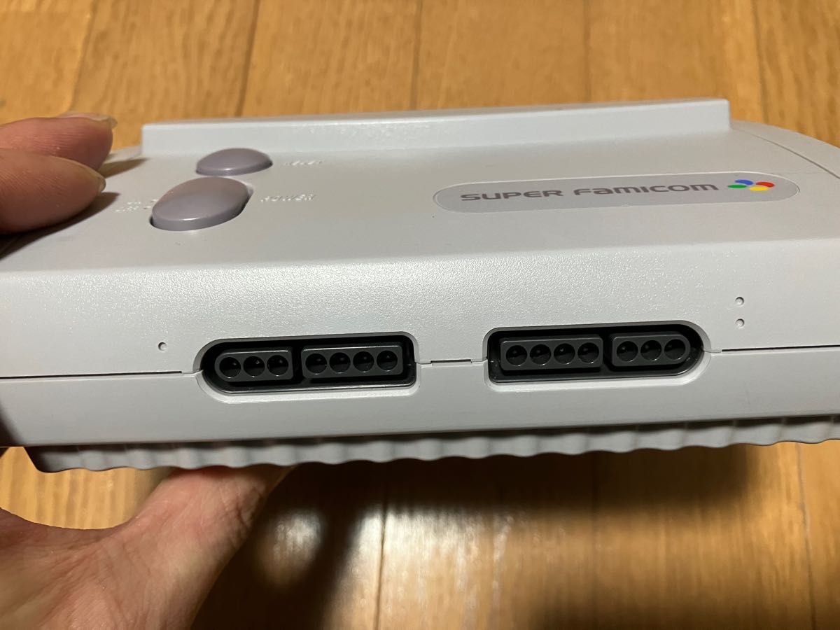 スーパーファミコンJr 本体セット 分解洗浄済み 全ソフト端子 スーパーファミコンJr 本体セット 分解洗浄済み 全ソフト端子