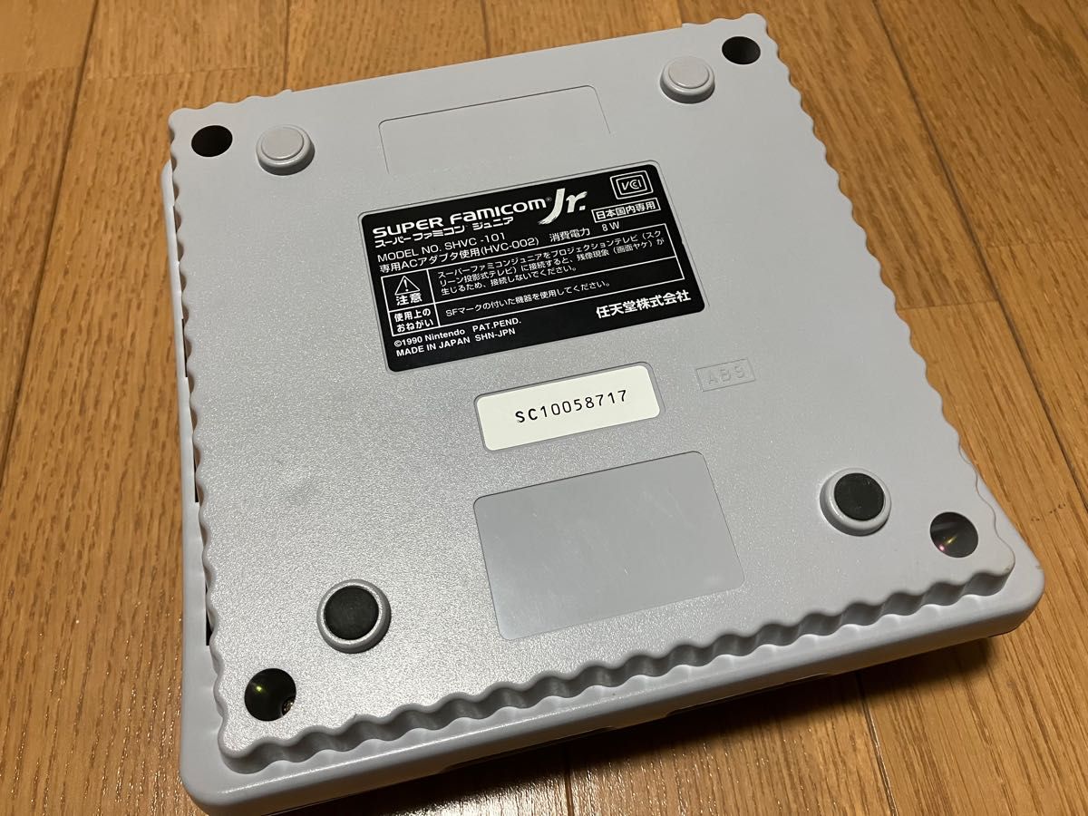 スーパーファミコンJr 本体セット 分解洗浄済み 全ソフト端子 スーパーファミコンJr 本体セット 分解洗浄済み 全ソフト端子